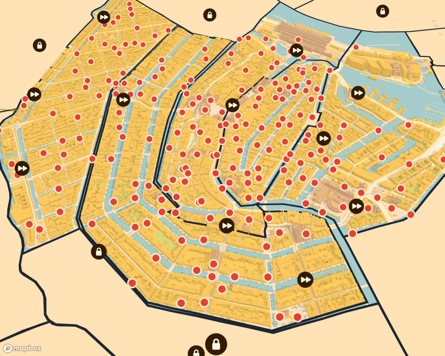 Map of Amsterdam