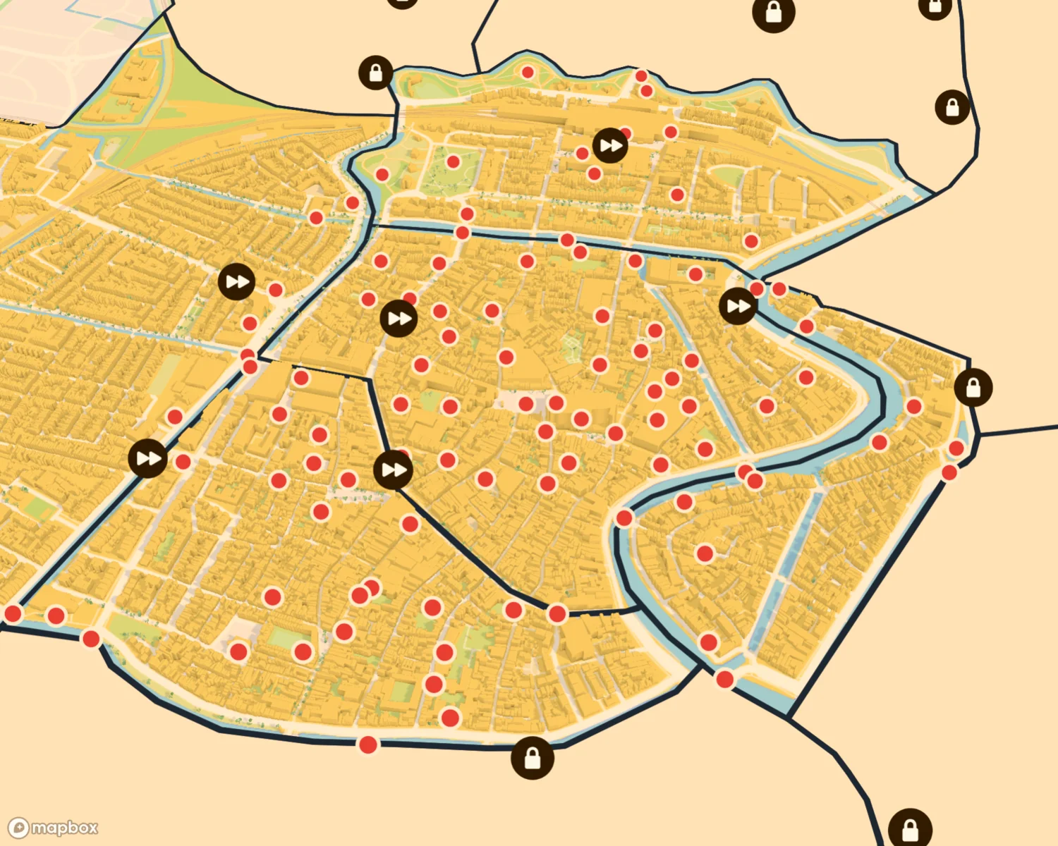 Map of Haarlem