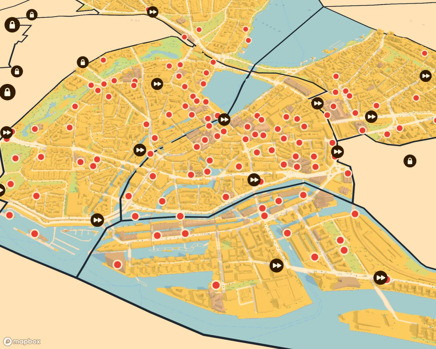 Map of Hamburg