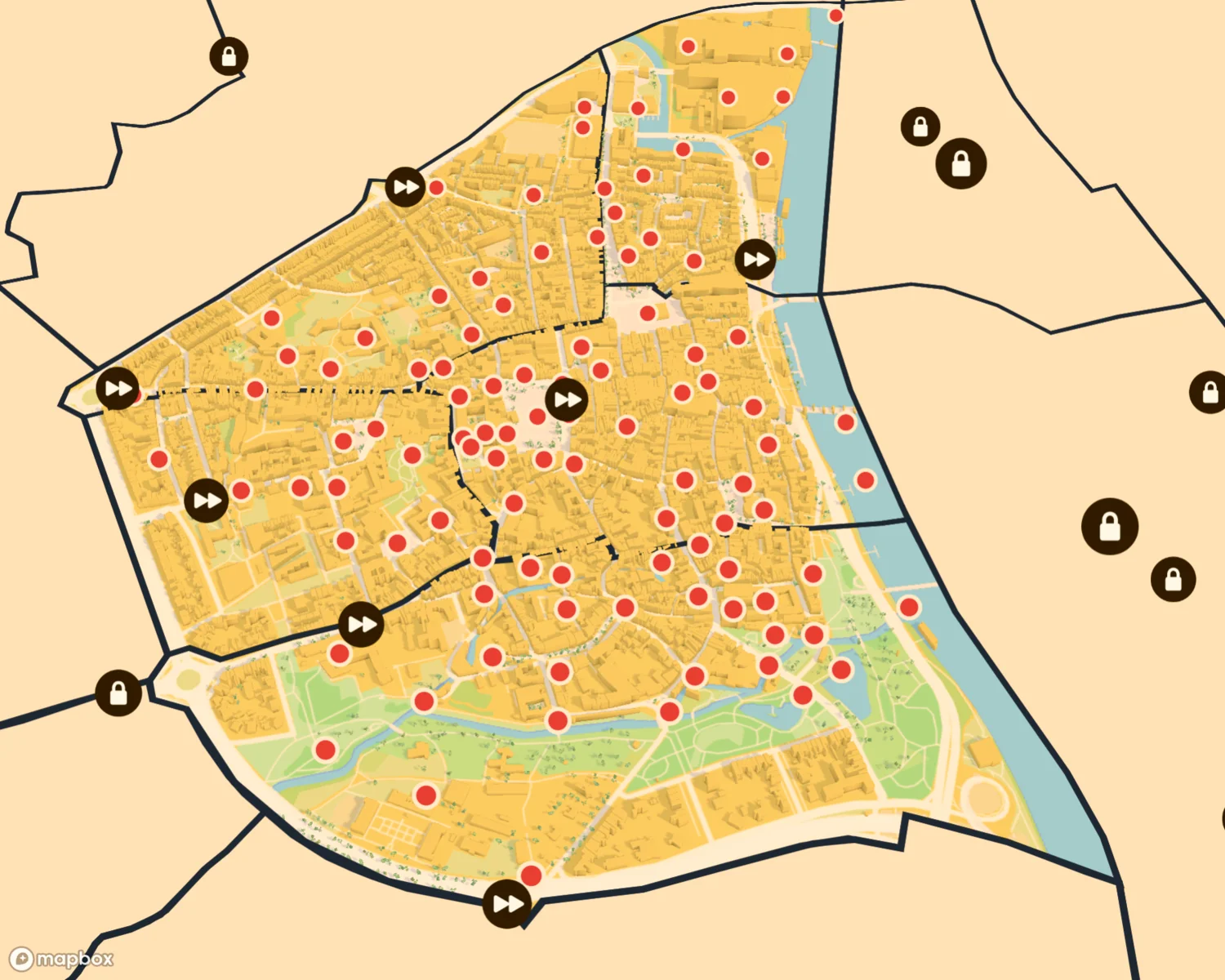 Map of Maastricht