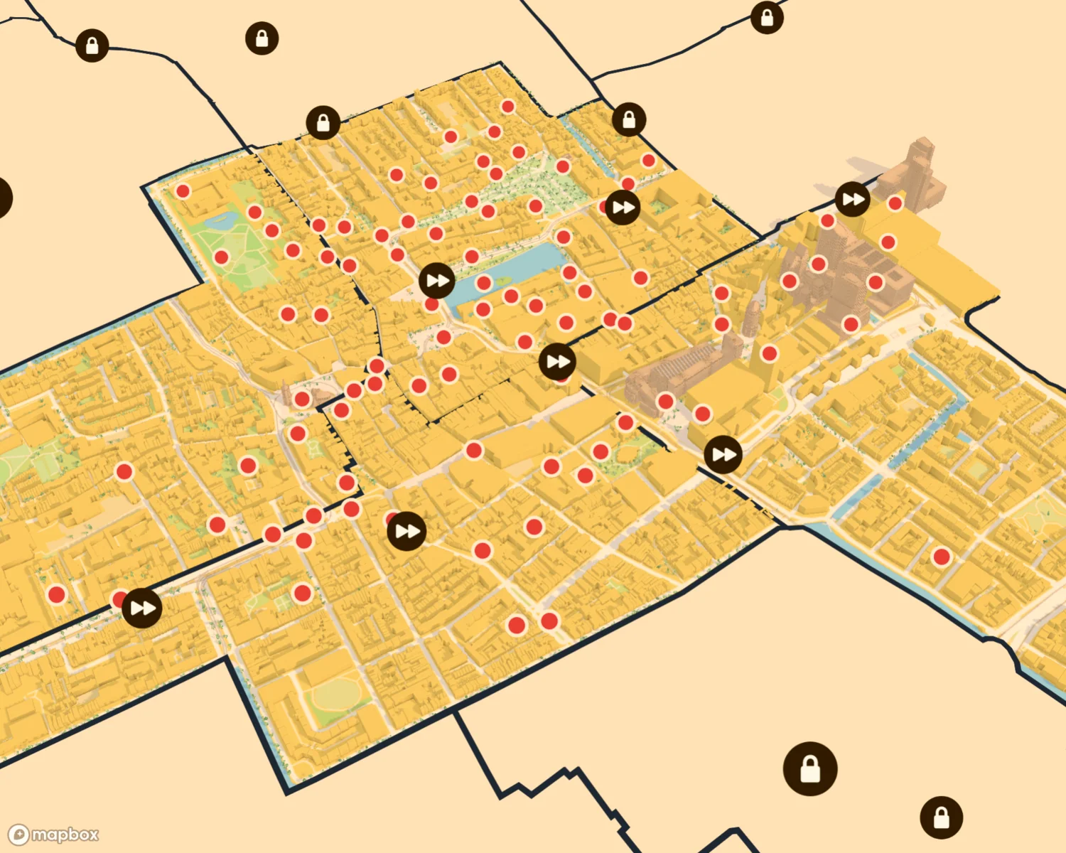Map of The Hague
